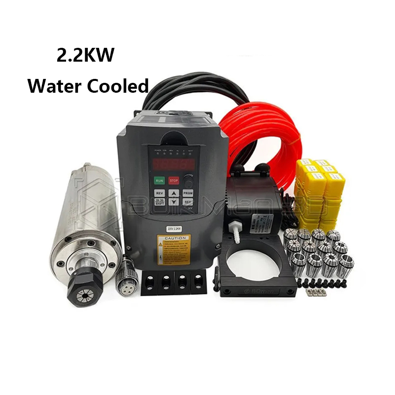 High Quality 2.2KW 220V/110V W - Er20 Collet Chuck Spindle Motor 220V 评论和价格