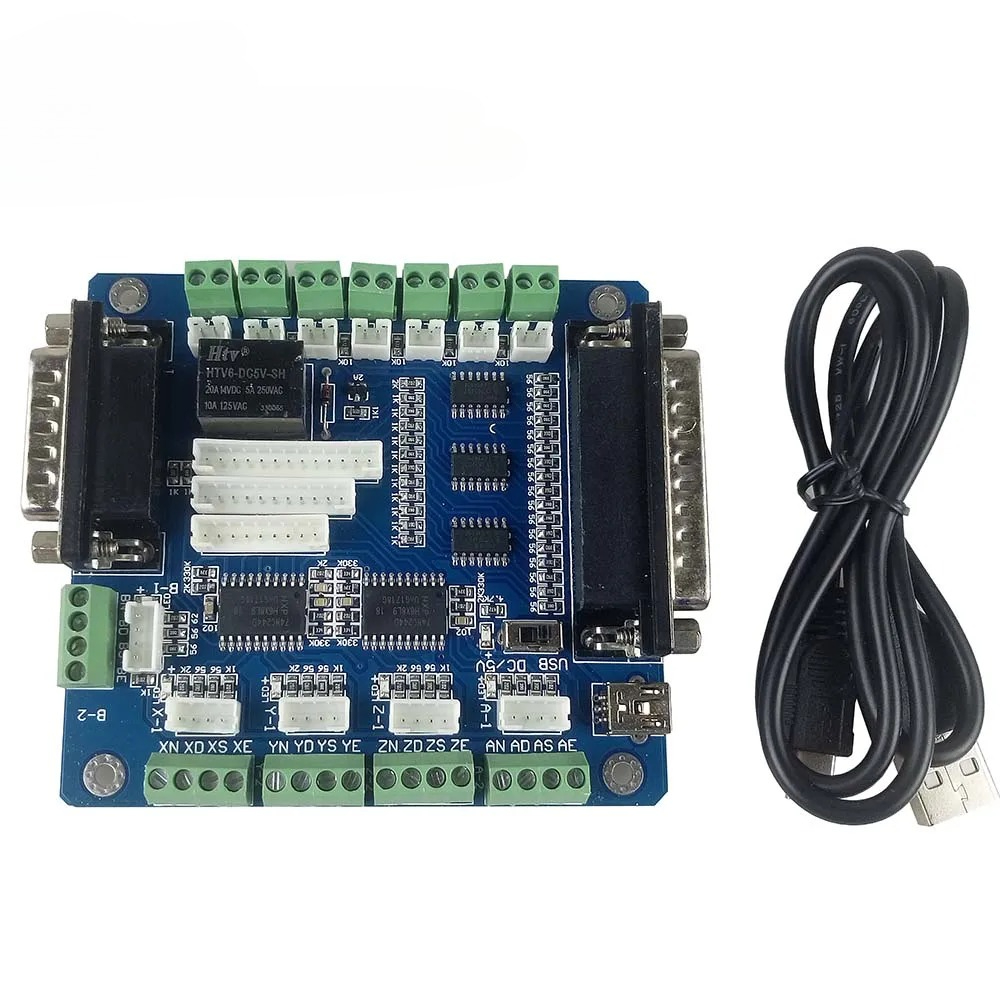 Mach3 5 Axis CNC Breakout Cont - 5 Axis Cnc Breakout Board Interface Mach3 评论和价格